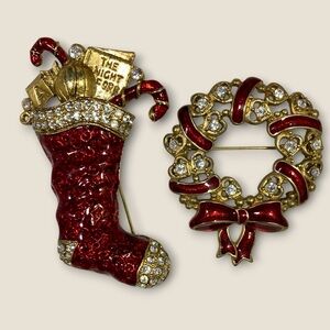 Vintage Christmas Pins